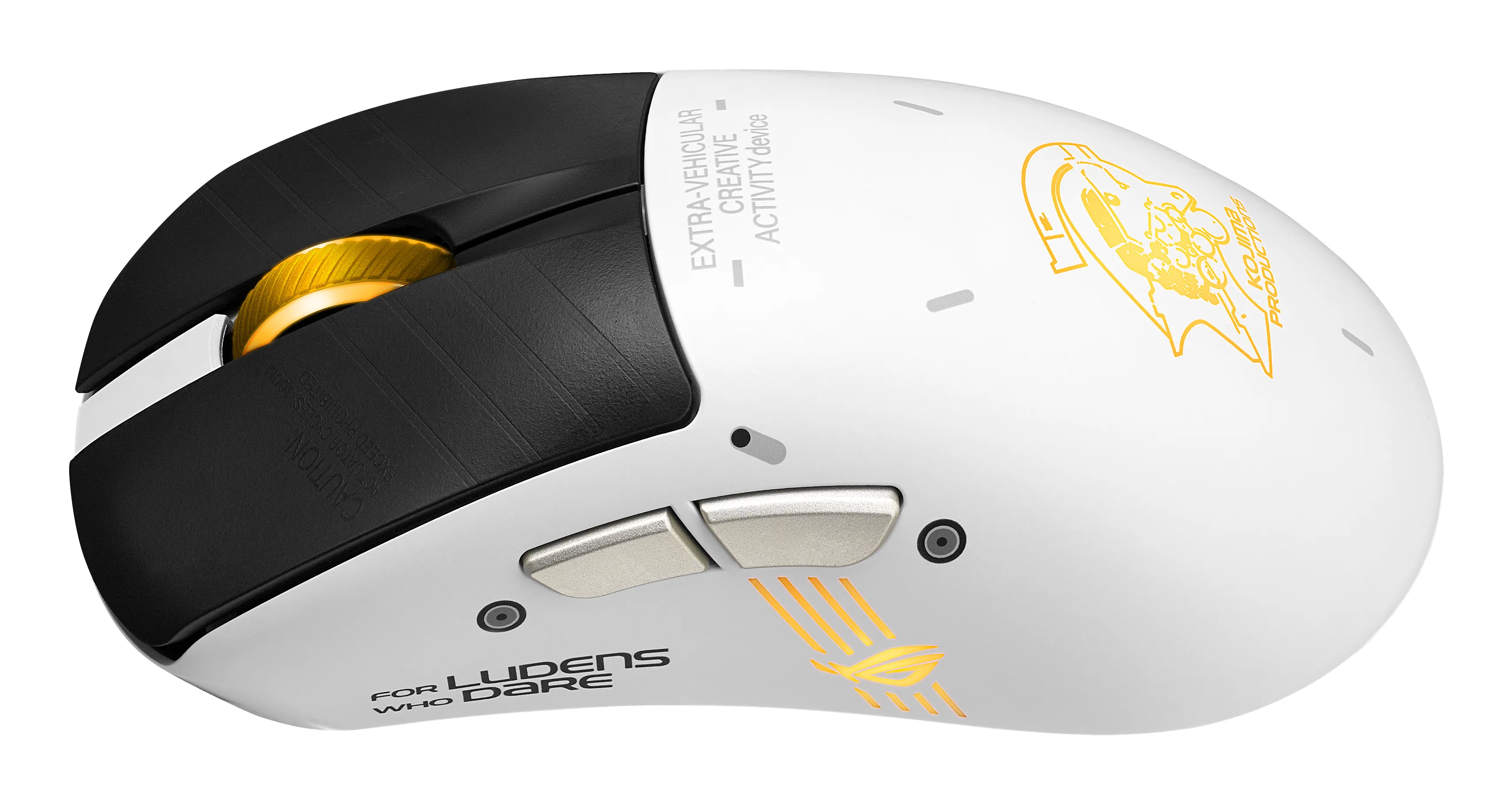 ASUS ROG Keris II Origin (KJP Edition) tr&aring;dl&ouml;s gamingmus, Moonlight White/Black