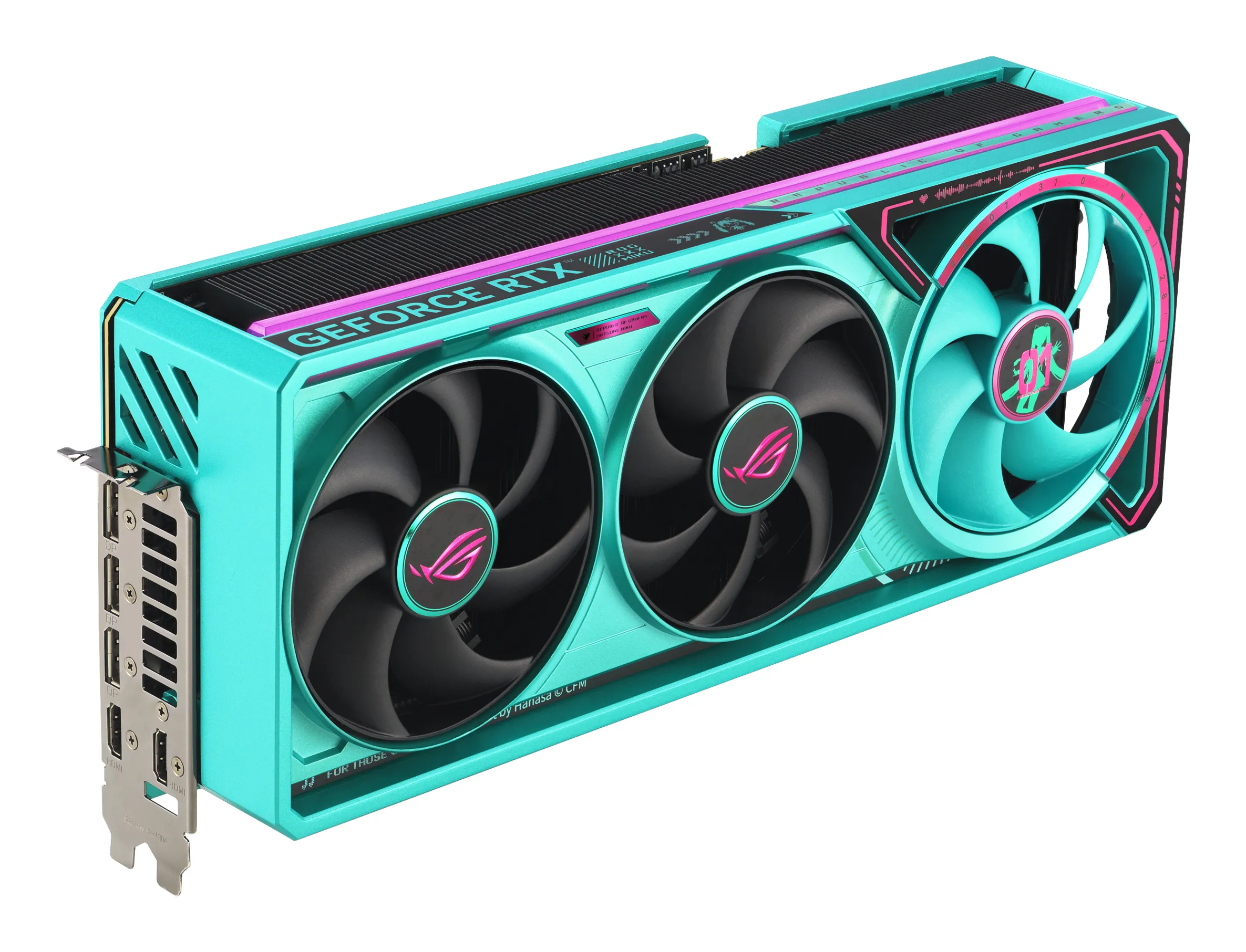 Asus GeForce RTX 5080 ROG Astral HATSUNE MIKU Edition 16 GB OC grafikkort
