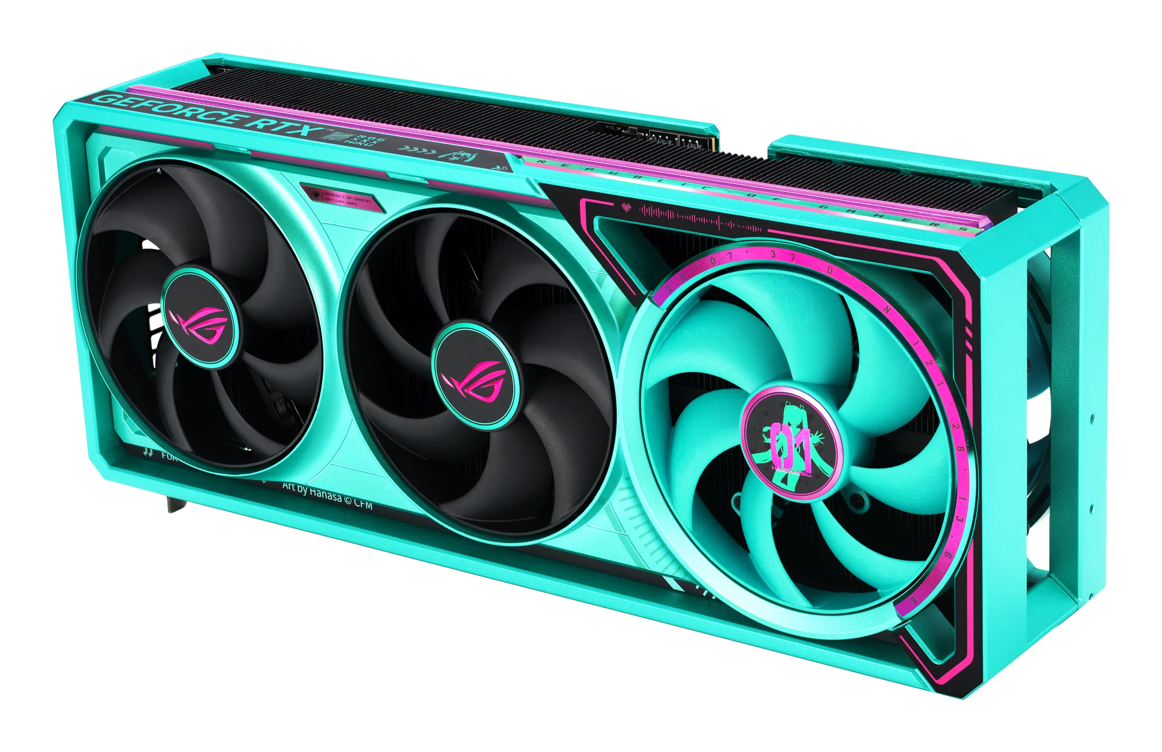 Asus GeForce RTX 5080 ROG Astral HATSUNE MIKU Edition 16 GB OC grafikkort