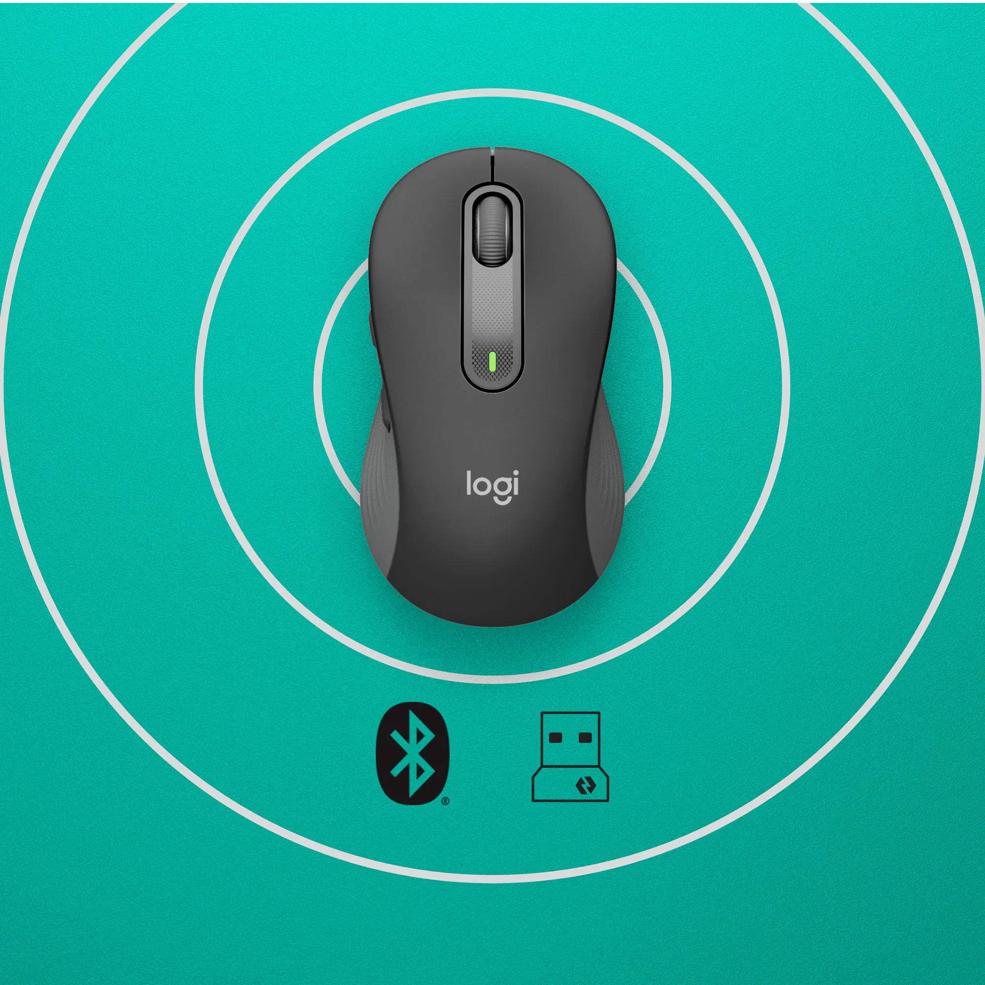 Logitech Signature M650 - trådlös mus, grafit