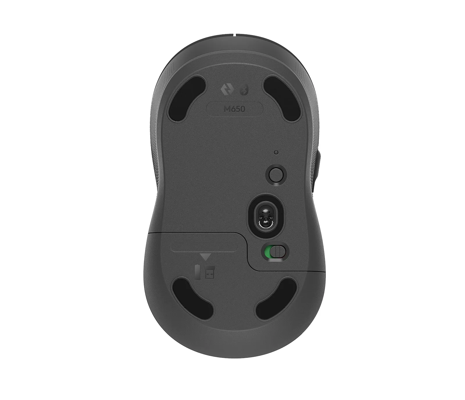 Logitech Signature M650 - tr&aring;dl&ouml;s mus, grafit