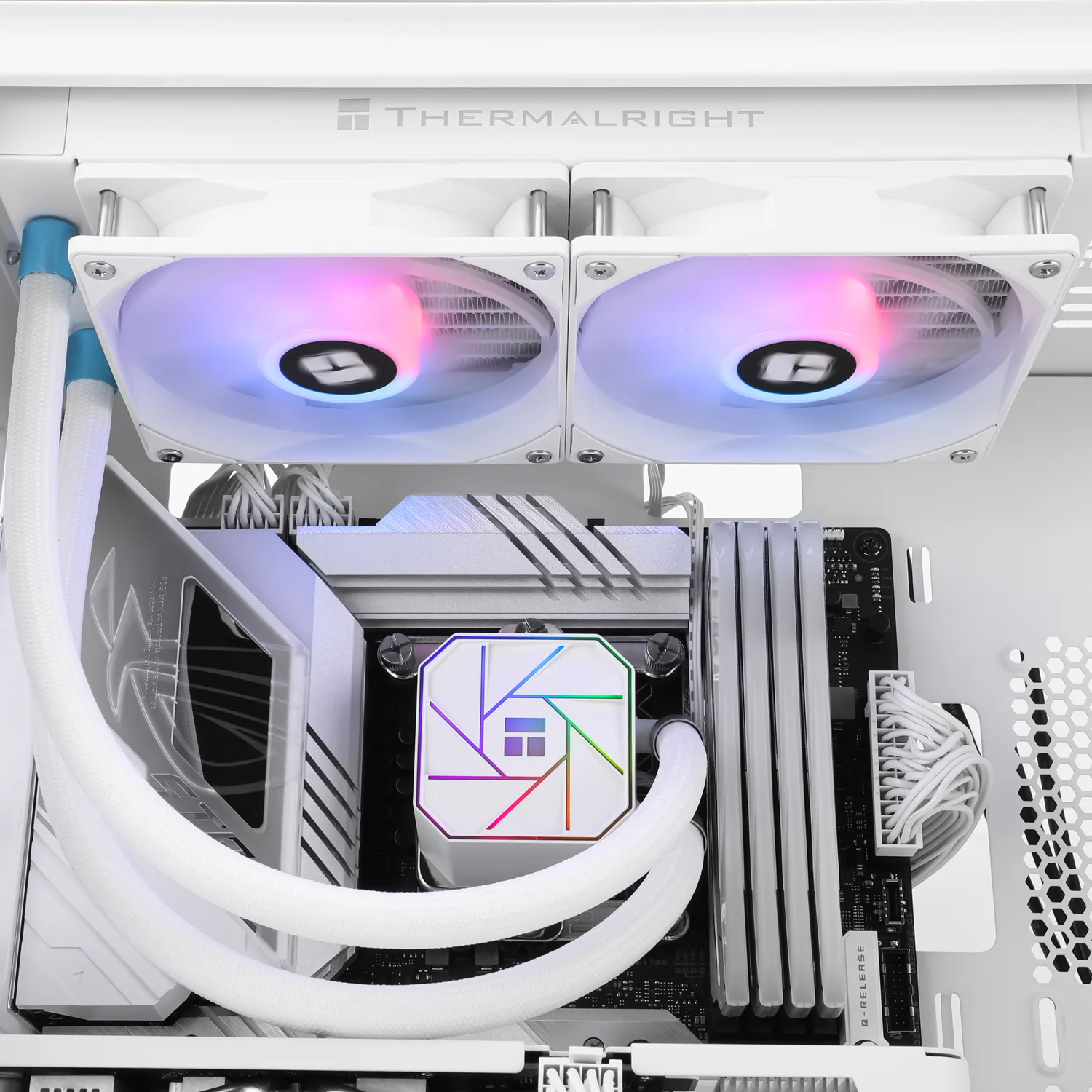 Thermalright Aqua Elite 240 V3 ARGB - vätskekylare, vit