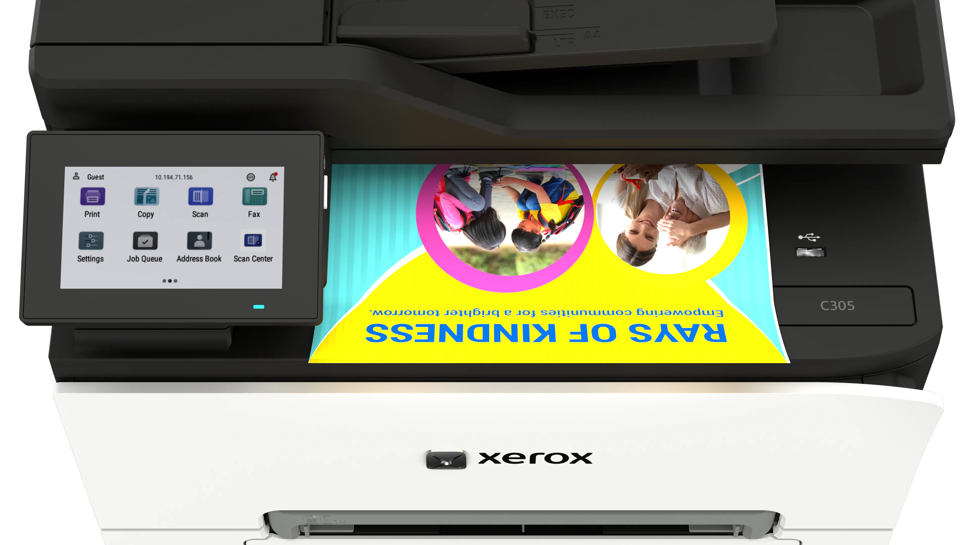 C305 A4 30ppm Wireless Duplex Copy/Print