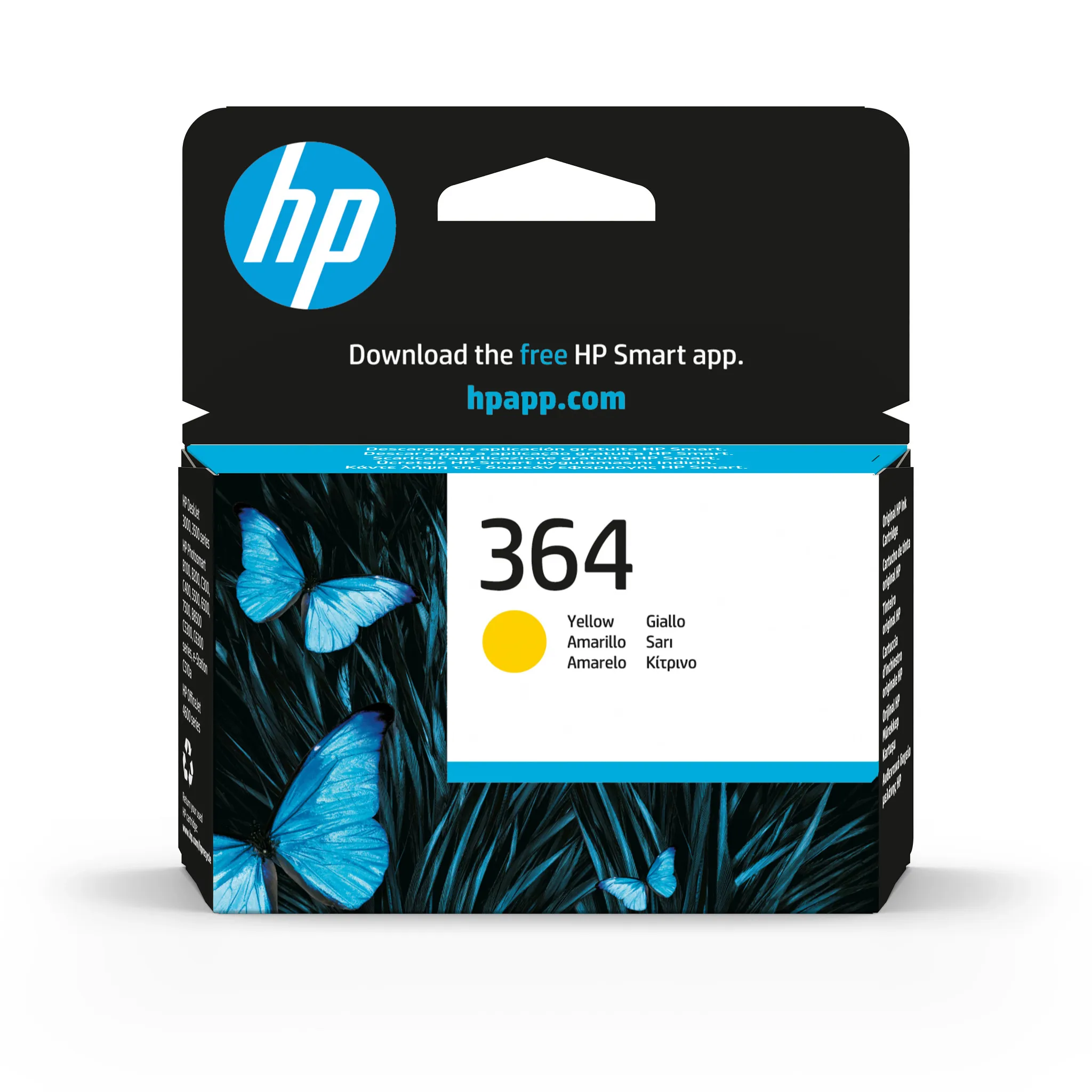 HP 364 Ink yellow Vivera (UK) Photosmart C5380 C6380 D5460 Photosmart B8550