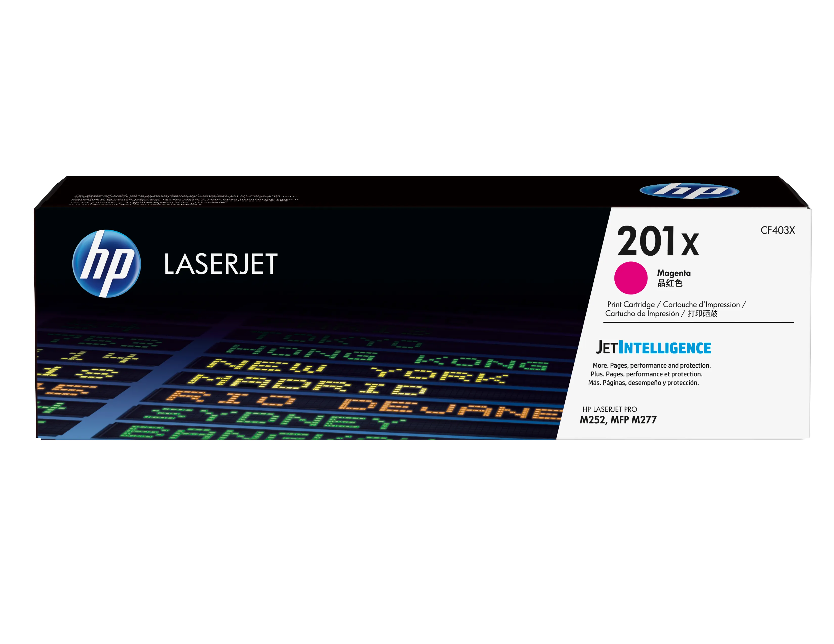 HP 201X Korkea kapasiteetti laserv&auml;rikasetti, magenta