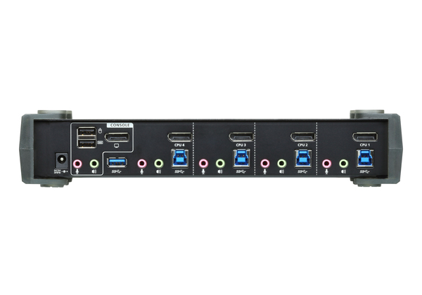 4-Port USB 3.1 Gen 1 4K DisplayPort 1.2 KVMP Switch with Audio