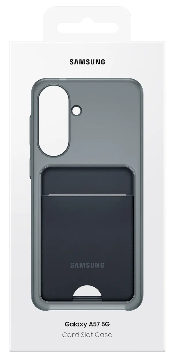 Samsung Galaxy A57 5G Card Slot Case -suojakuori, Musta
