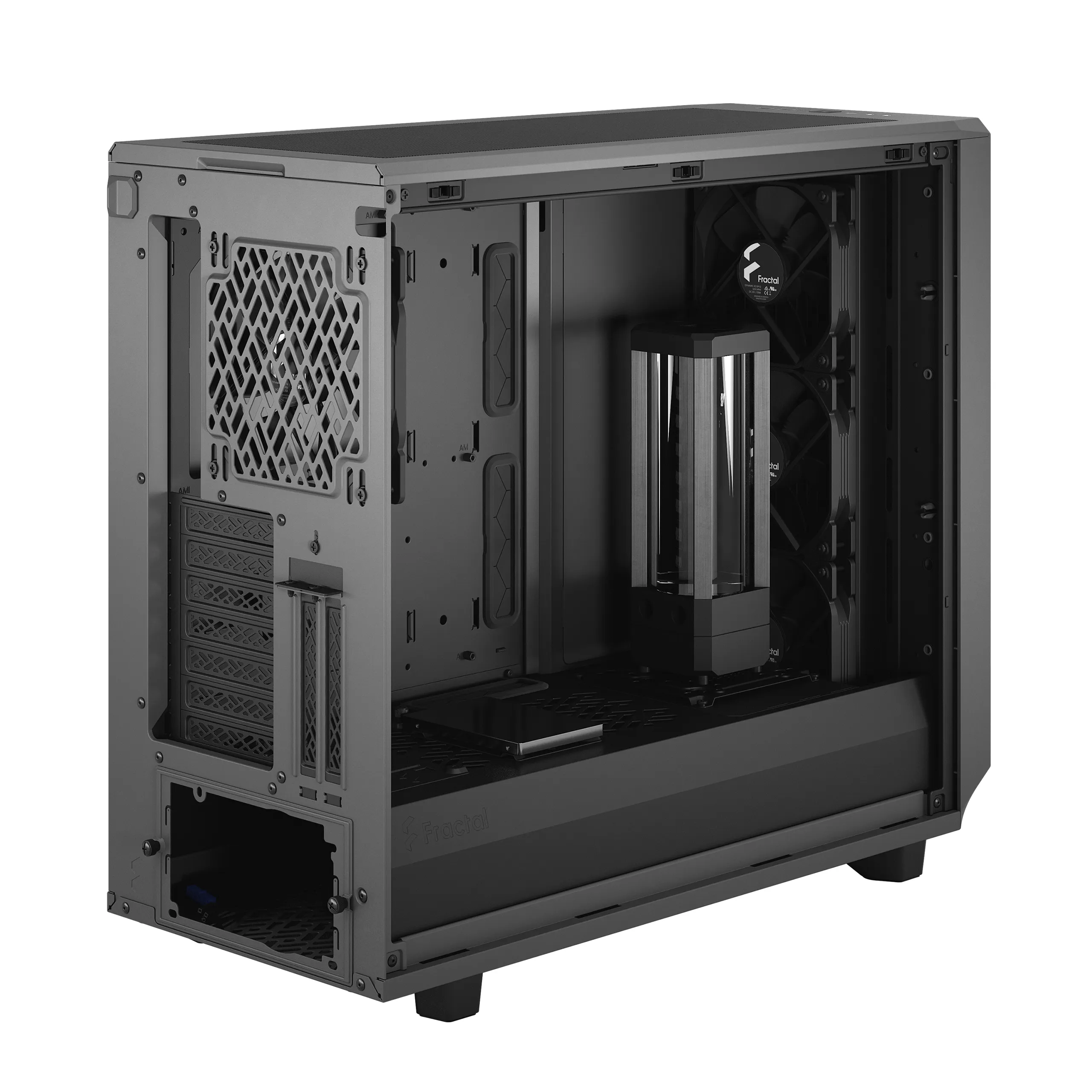 Fractal Design Meshify 2 - Mid Tower case with window, Gray / Light Tint