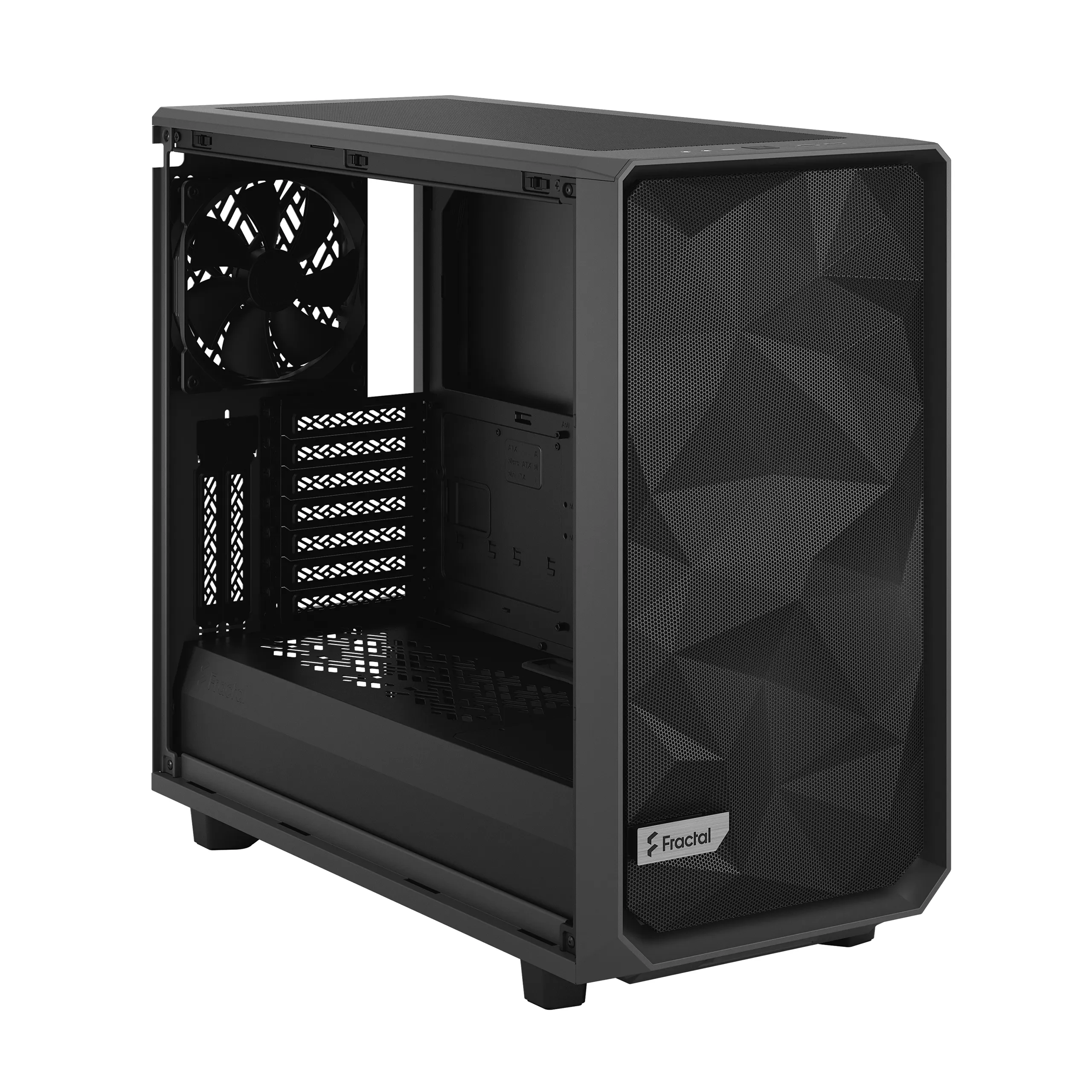 Fractal Design Meshify 2 - Mid Tower case with window, Gray / Light Tint