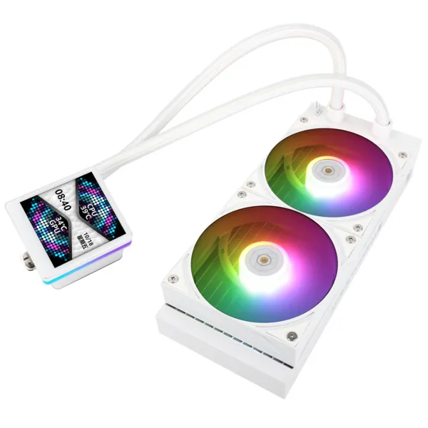 Thermalright Grand Vision 240 ARGB -nestej&auml;&auml;hdytysj&auml;rjestelm&auml;, Valkoinen