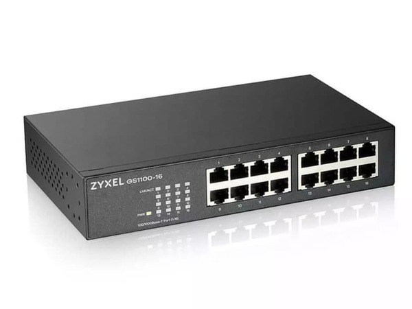 ZYXEL GS1100-16EPS - 16-Port Gigabit PoE Unmanaged Switch