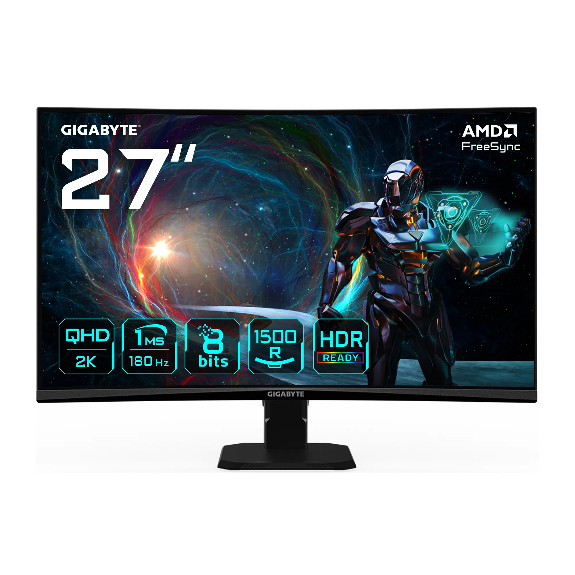 GIGABYTE GS27QCA 27" QHD, VA 180Hz, HDR Curved Gaming Monitor