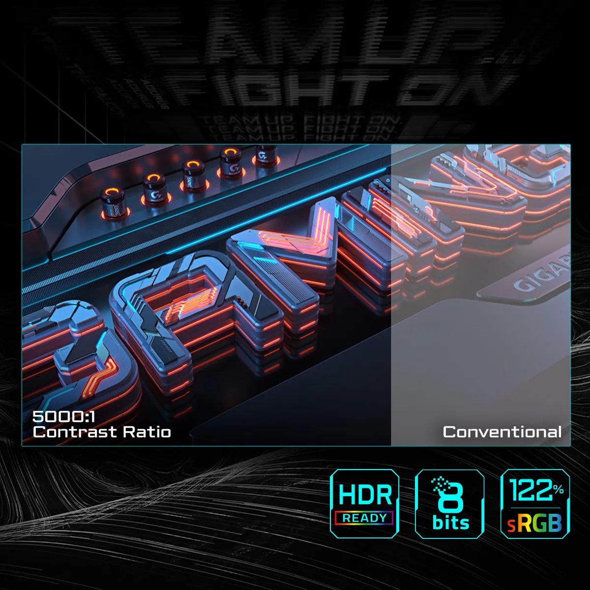 GIGABYTE GS27QCA 27" QHD, VA 180Hz, HDR Curved Gaming Monitor