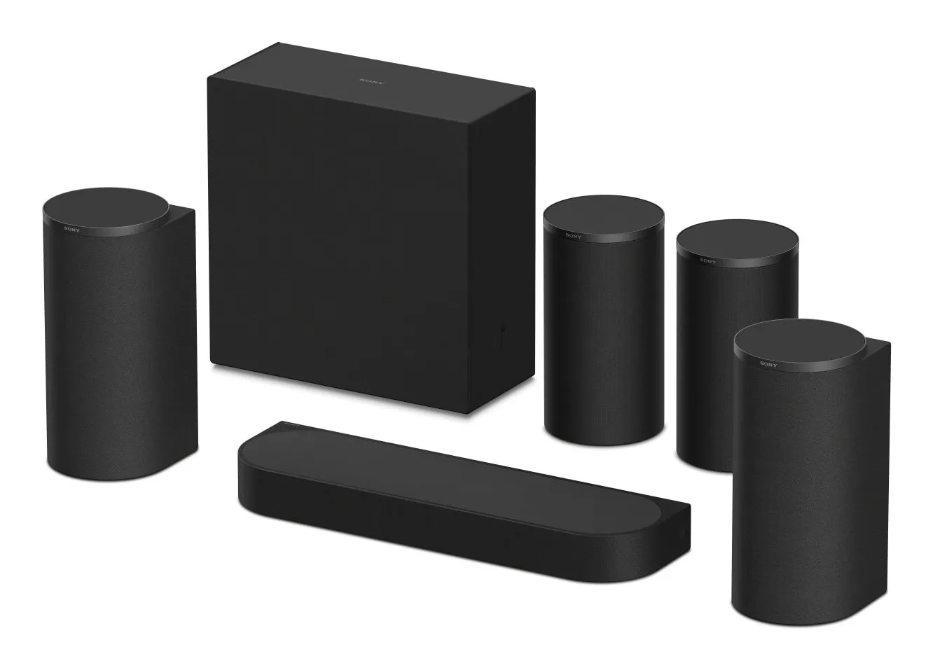 Sony BRAVIA Theatre Trio KIT HTA8KIT.CEL, 5.1.4 Dolby Atmos Soundbar system, with wireless subwoofer, Black