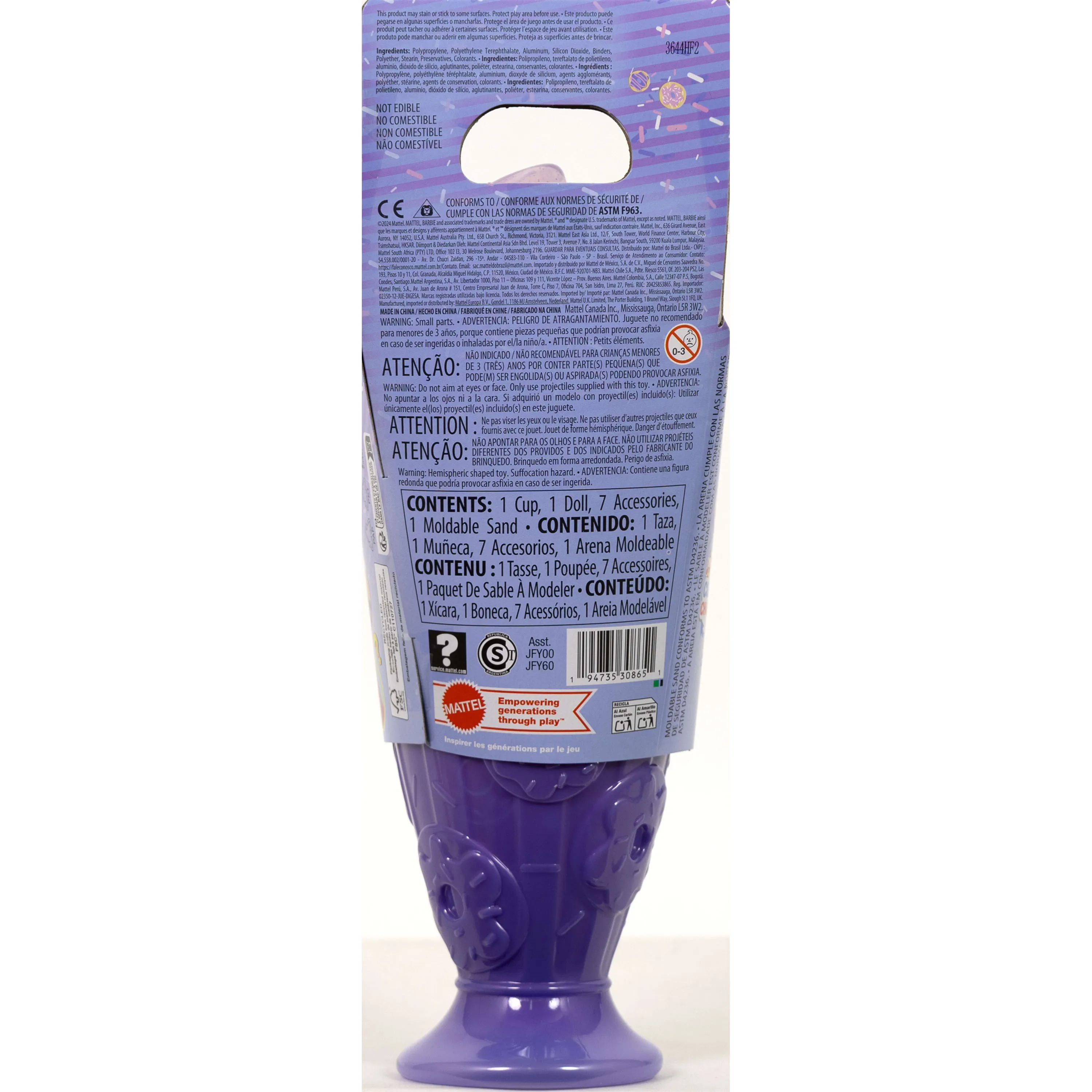 Barbie Barbie Pop! Reveal Barbie Treats Series - Purple Doll