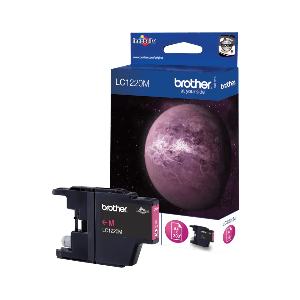 Brother LC-1220M -mustekasetti, Magenta