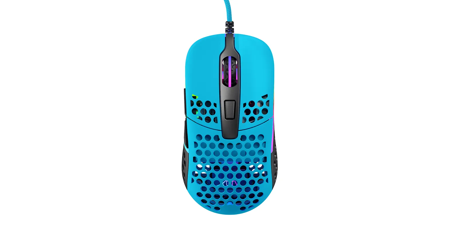 Xtrfy M42 RGB Wired Gaming Mouse, Miami Blue