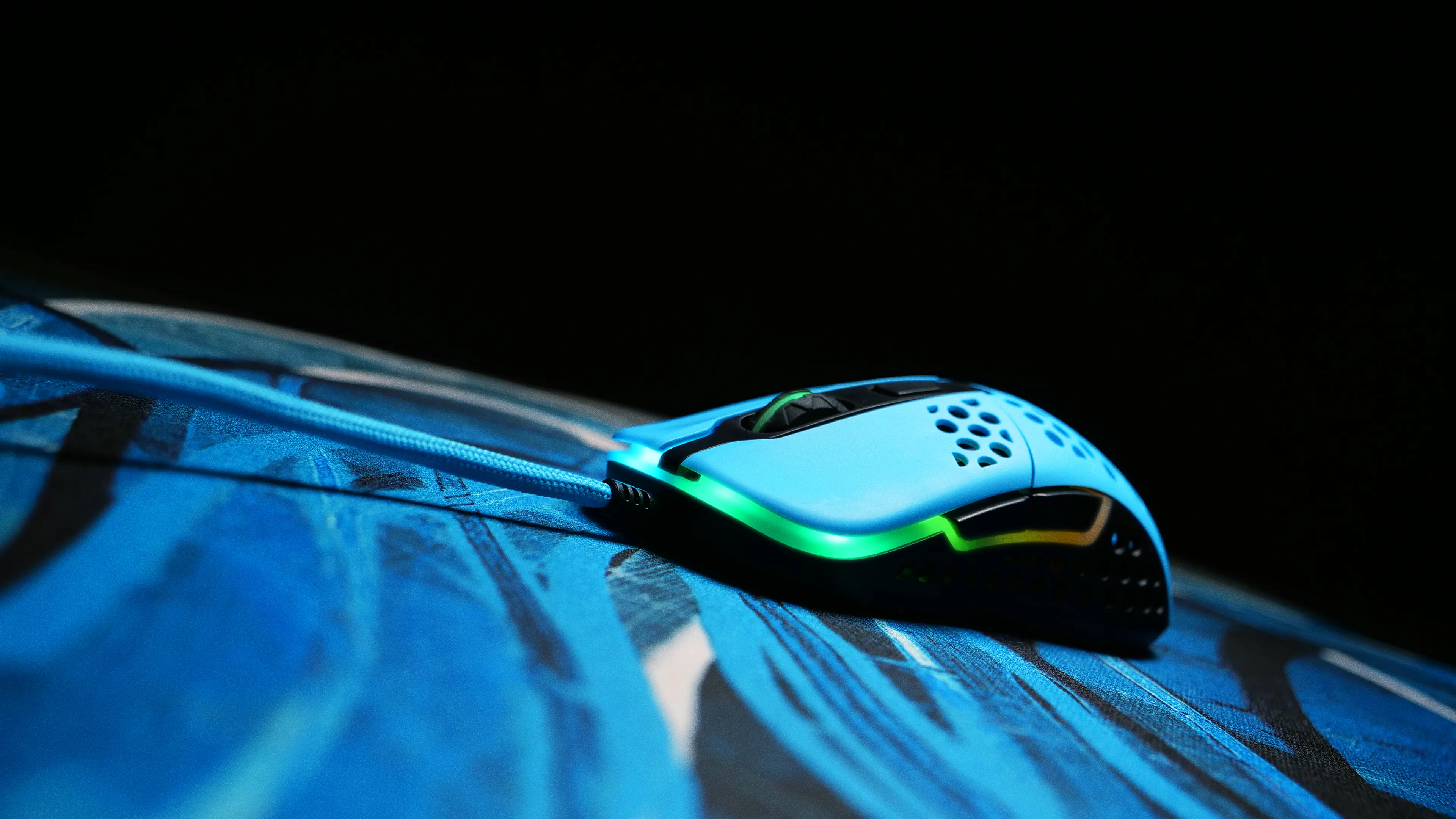 Xtrfy M42 RGB Wired Gaming Mouse, Miami Blue