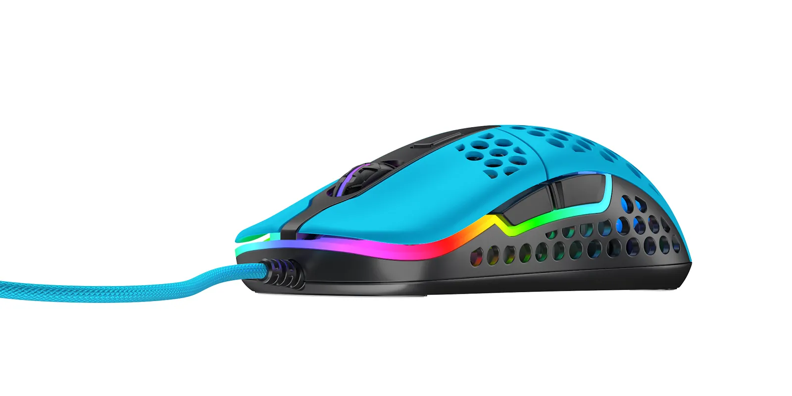 Xtrfy M42 RGB Wired Gaming Mouse, Miami Blue