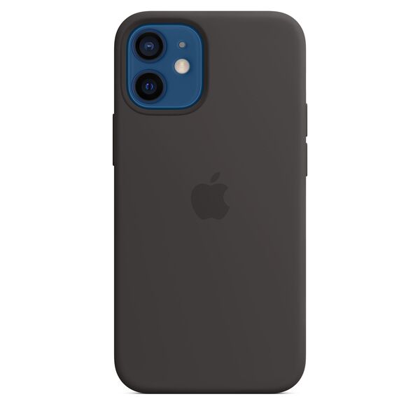 Apple iPhone 12 mini, MagSafe - silicone case, Black