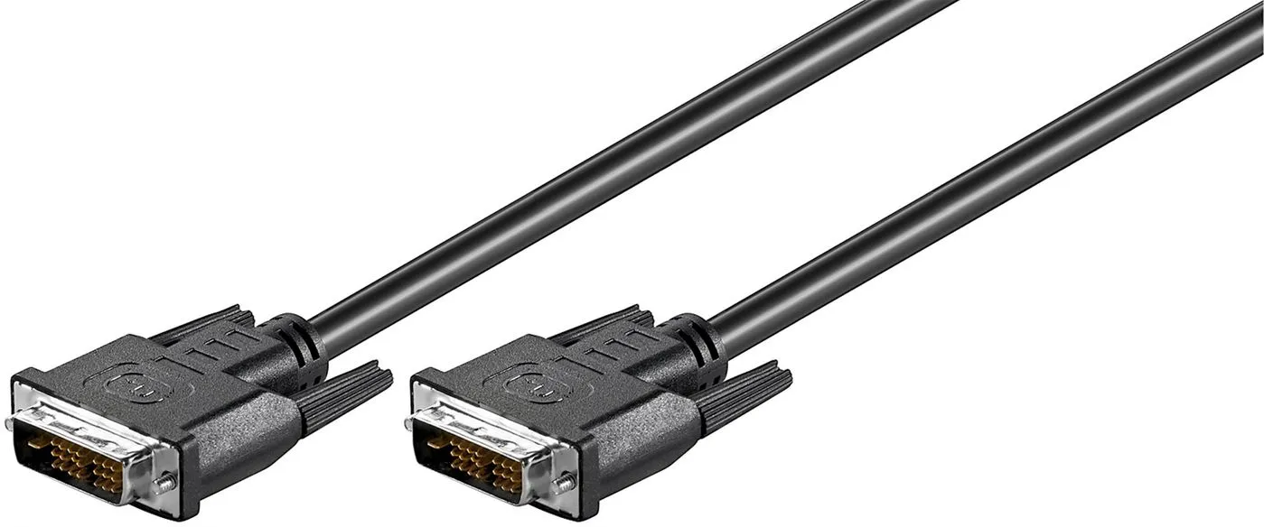 MicroConnect MONCCS1 DVI-D Single Link cable, 1 m, Black