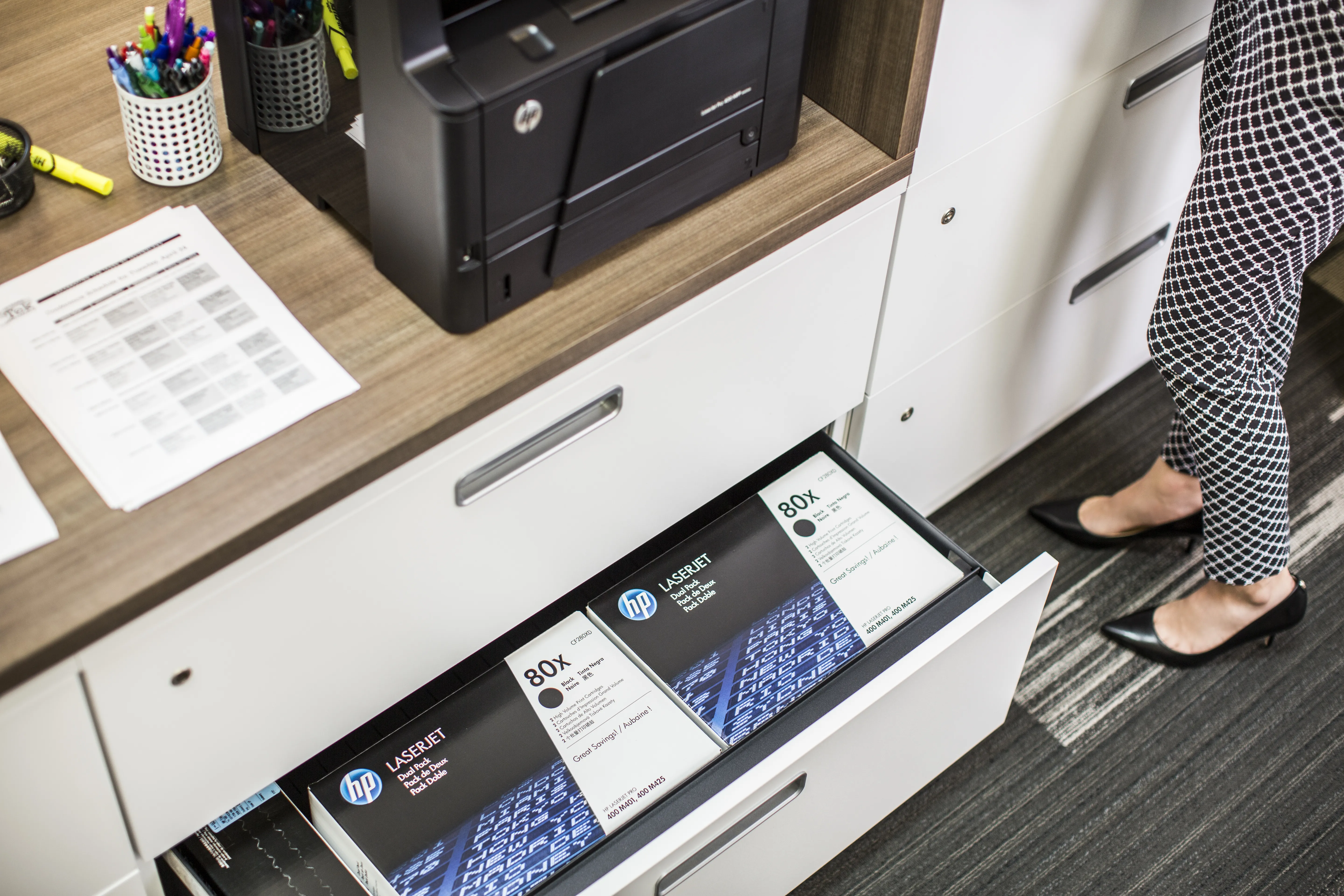 HP 80X lasertoner, svart