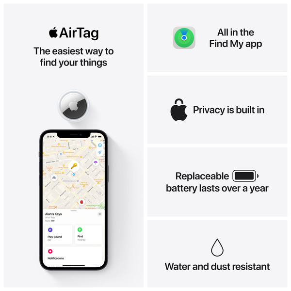 Apple AirTag, 1-pack