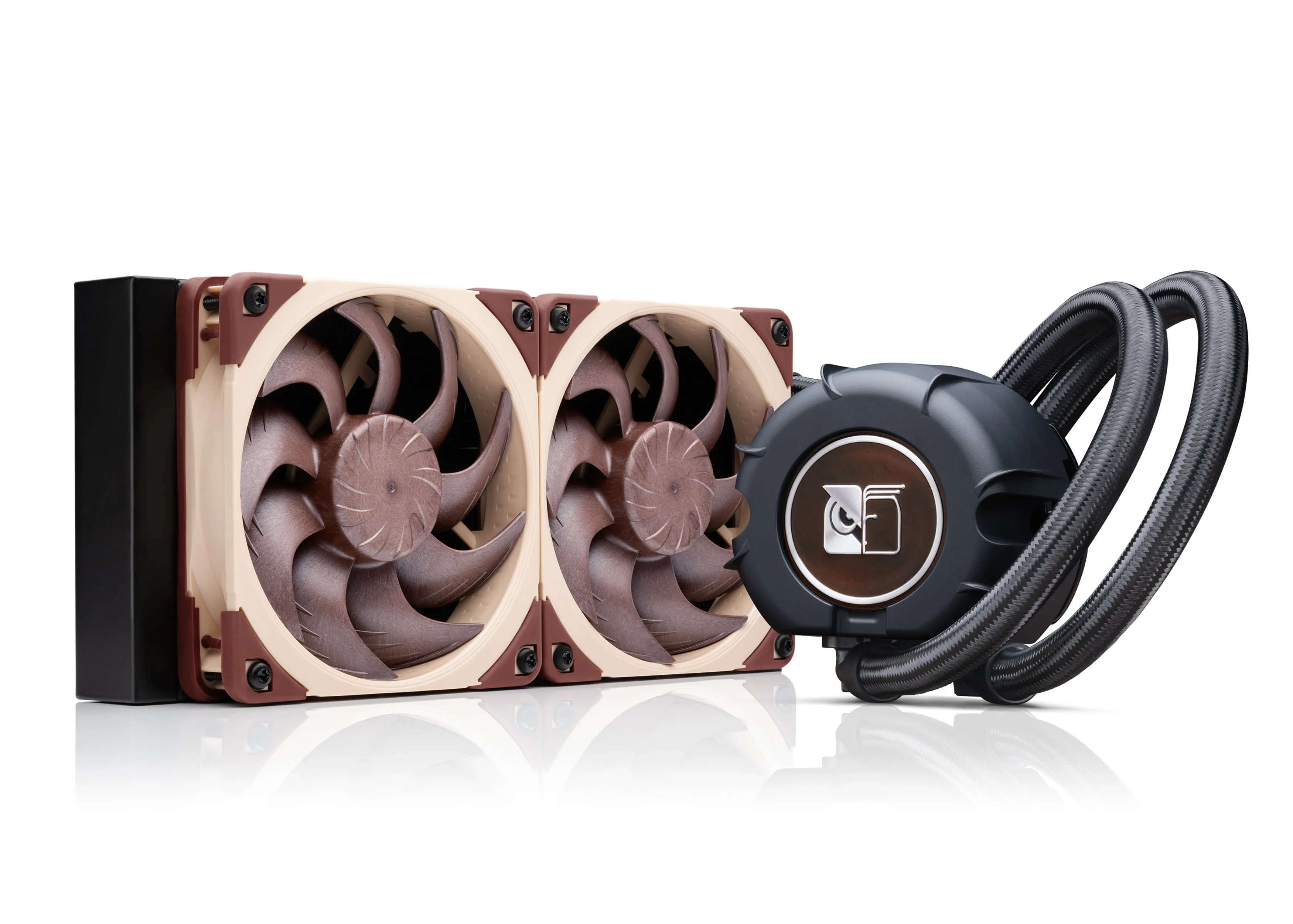 Noctua NL-LC1-24 240 mm nestej&auml;&auml;hdytysj&auml;rjestelm&auml; prosessorille, ruskea / beige