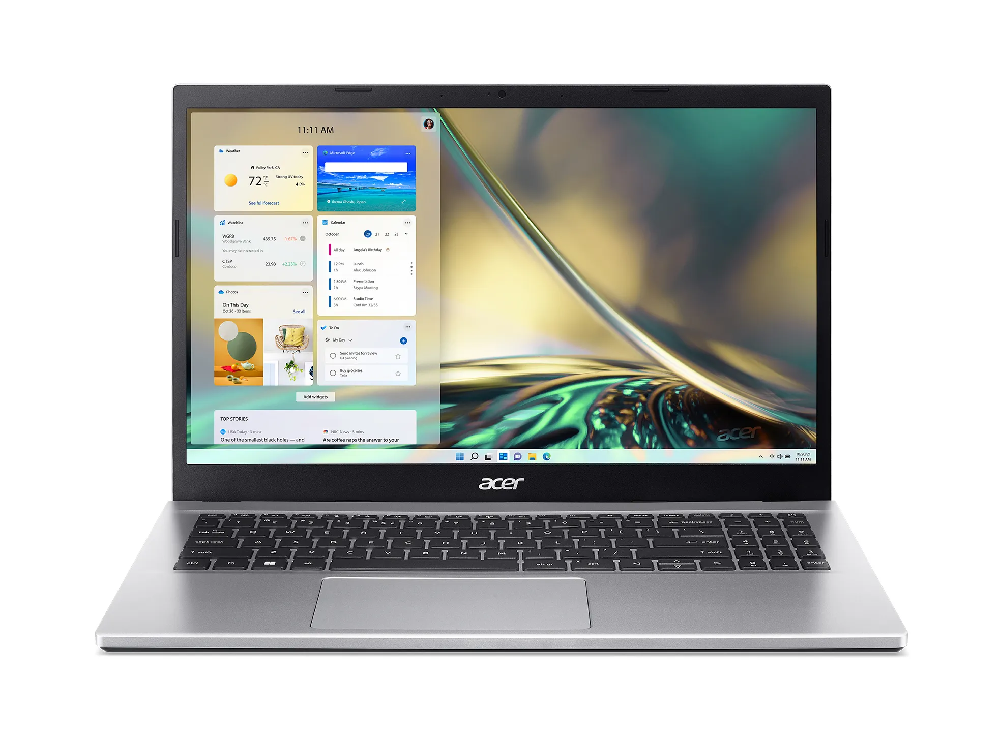 Acer Aspire 3. 15.6" FHD, Intel i5-1235U, 16 Gt RAM, 512 Gt SSD, Windows 11 Home -kannettava