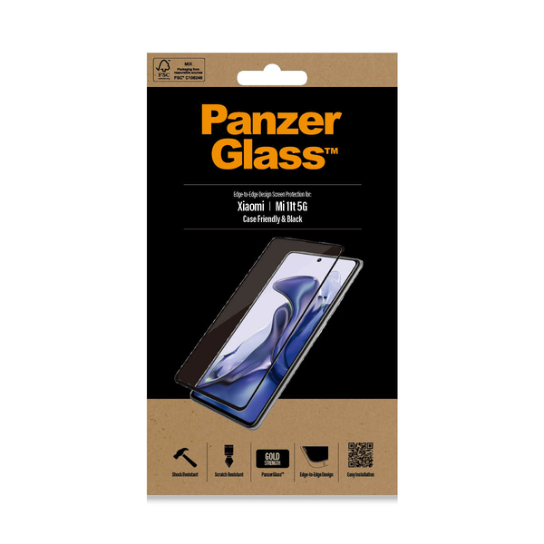 PanzerGlass Xiaomi Mi 11t 5G (CF) Black