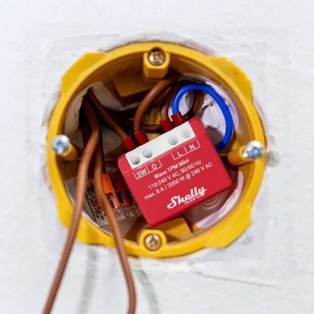 Shelly Qubino Wave 1PM Mini - smart relay switch, Z-Wave