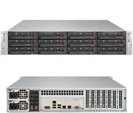 Supermicro SuperStorage Server 6029P-E1CR12T - Palvelin - telineasennettava - 2U - 2-teinen - RAM 0 GB - SAS - pikavaihto 3.5" - ei kiintolevyä - AST2500 - GigE