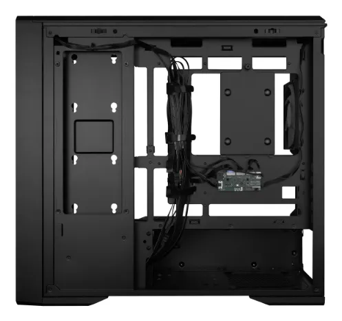 Lian Li Vector V150INFX Micro-ATX Case with window and RGB lighting, Black