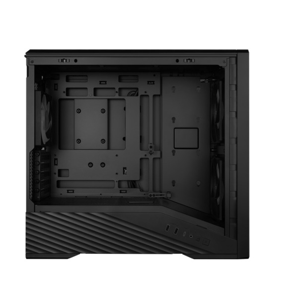 Lian Li Vector V150INFX Micro-ATX Case with window and RGB lighting, Black