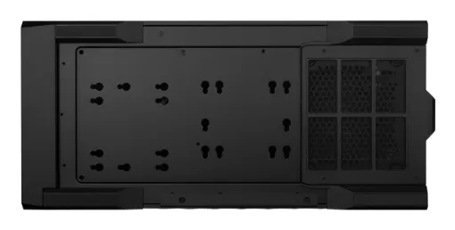 Lian Li Vector V150INFX Micro-ATX Case with window and RGB lighting, Black