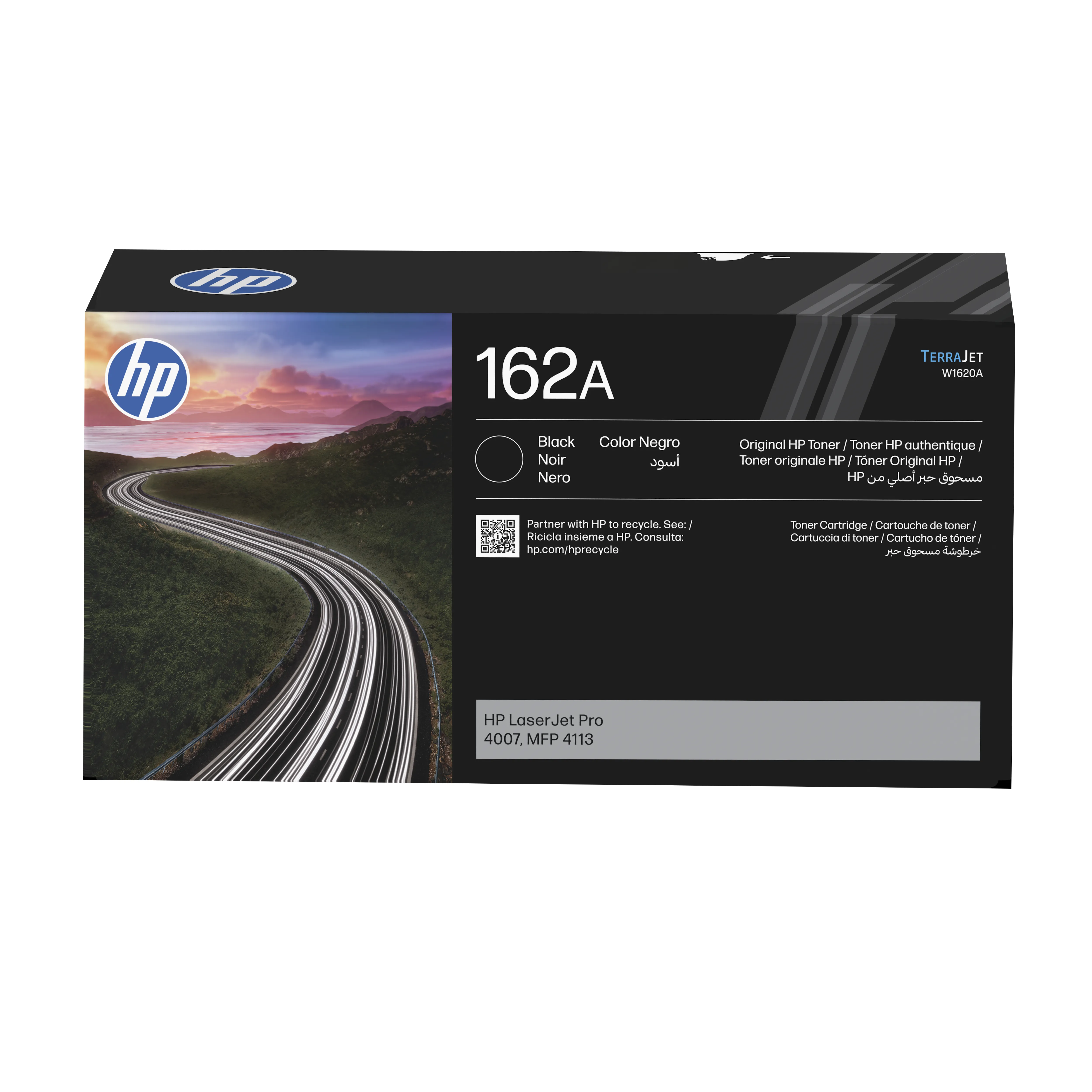 HP W1620A -laservärikasetti, musta