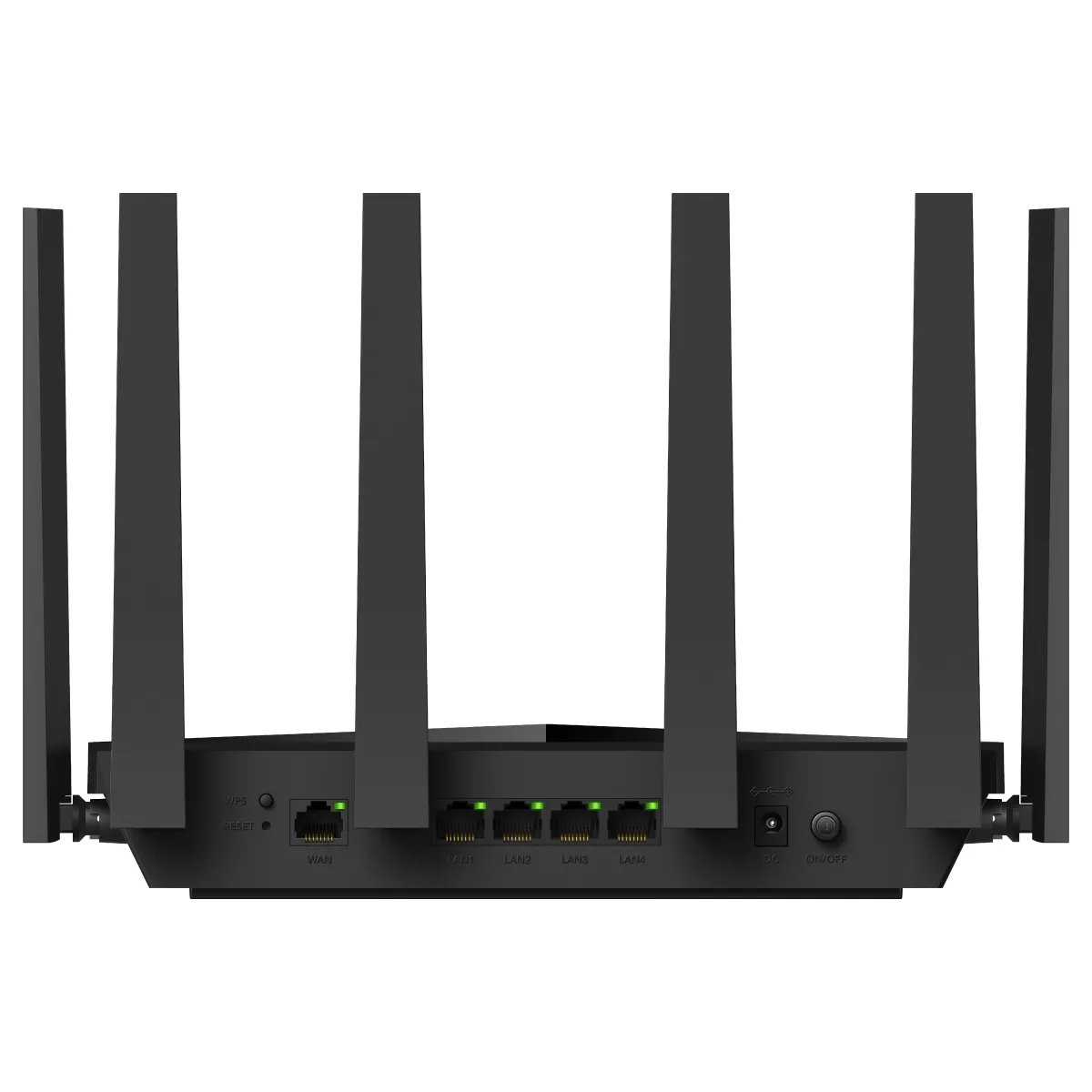 Cudy WR6500H router, Wi-Fi 7, Dual-band, med 2.5G WAN, svart
