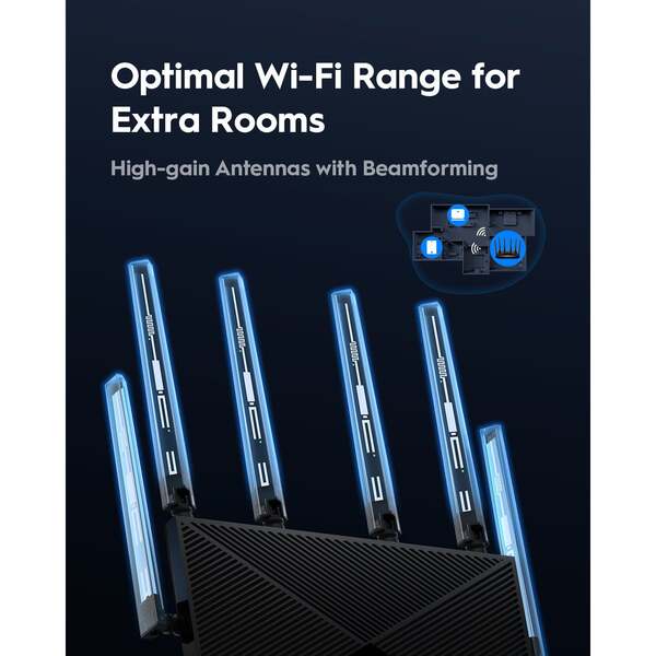 CUDY Wi-Fi Router WR6500H WF7 BE6500 2.5G