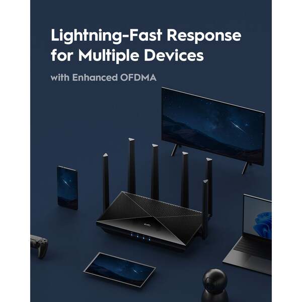 CUDY Wi-Fi Router WR6500H WF7 BE6500 2.5G