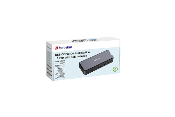 USB-C Pro Docking Station 15 Port w/SSD Included CDS-15SSD