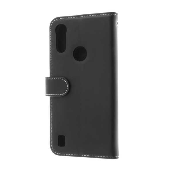 Insmat Exclusive Flipcase Moto 6Es, musta