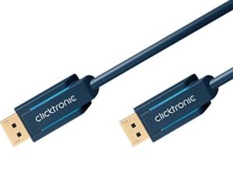 Clicktronic DisplayPort cable