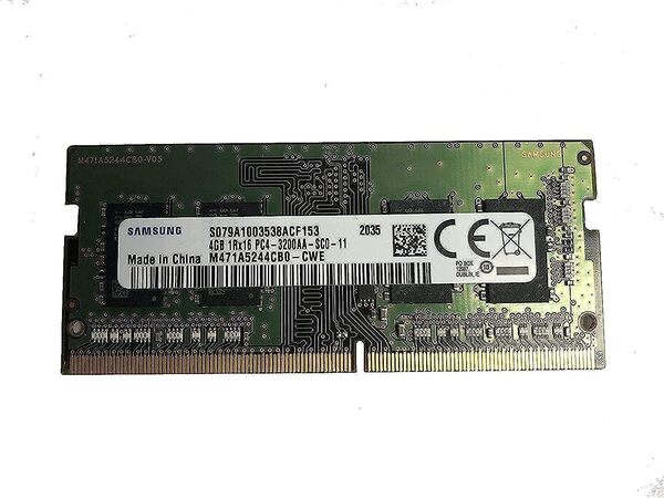Samsung SO-DIMM 4GB (1 x 4GB) DDR4 3200 MHz, CL22 Memory