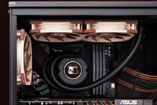 Noctua NL-LC1-24 240 mm nestej&auml;&auml;hdytysj&auml;rjestelm&auml; prosessorille, ruskea / beige