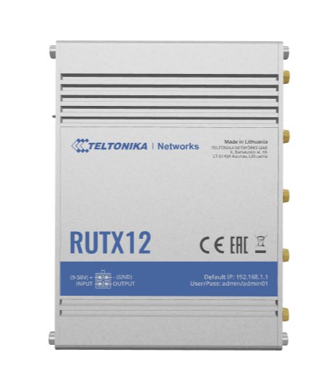 Teltonika RUTX12 Dual LTE Cat6 5xGE WIFI GPS Bluetooth