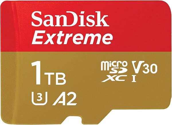 SanDisk Extreme PLUS 1TB MicroSDXC UHS-I U3 V30 A2 card