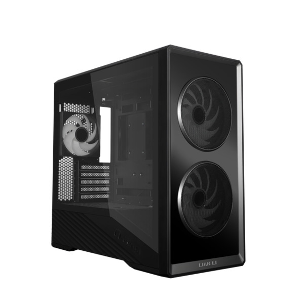 Lian Li Vector V150INFX Micro-ATX Case with window and RGB lighting, Black