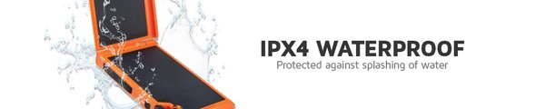 Xtorm Aurinkovaravirtal&auml;hde 4.5W 10.000mAh USB-C PD 20W -varavirtal&auml;hde, Musta/Oranssi