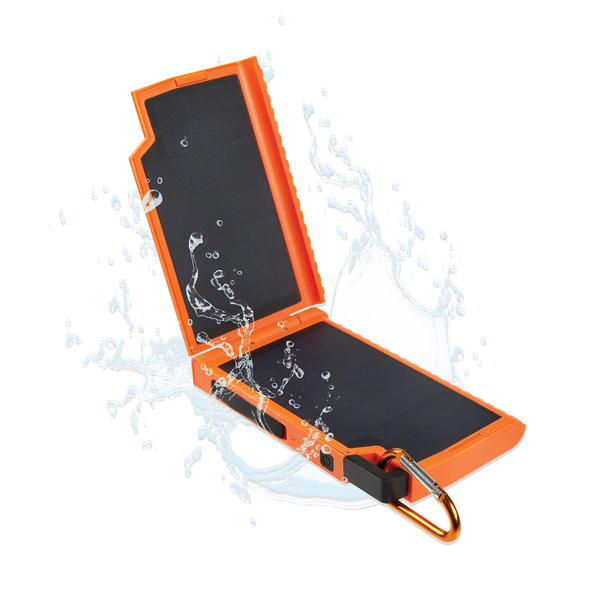 Xtorm Aurinkovaravirtal&auml;hde 4.5W 10.000mAh USB-C PD 20W -varavirtal&auml;hde, Musta/Oranssi