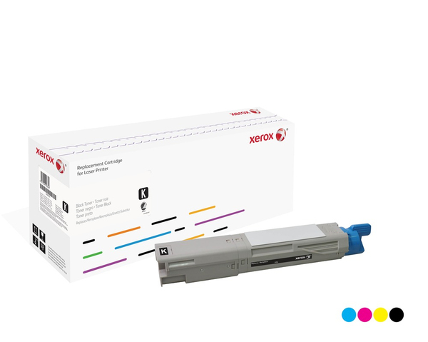 Xerox - Musta - v&auml;riainekasetti (vastaavuus: OKI 43459324) malleihin OKI MC350, MC360, C3520, 3520 MFP, 3530, 3530 MFP